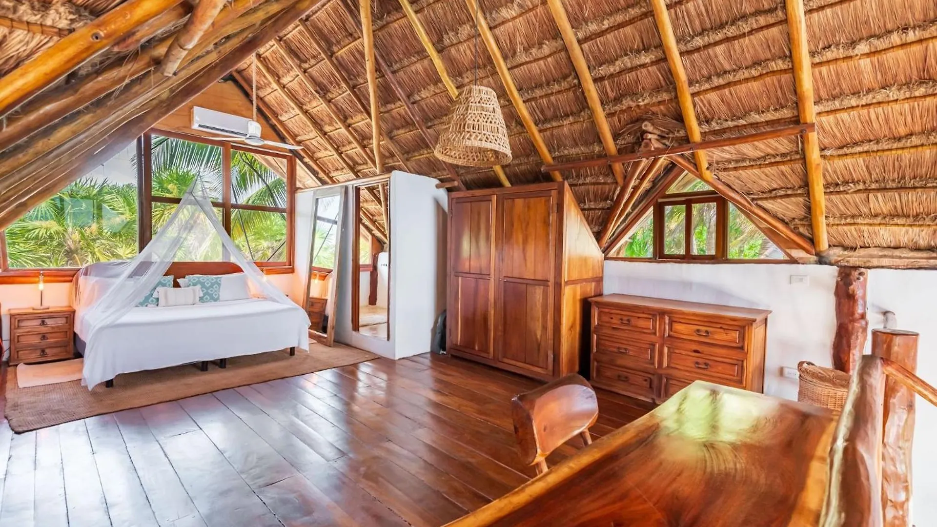Amazing Eco Palapa At Private Beach In Sian Kaan. トゥルム