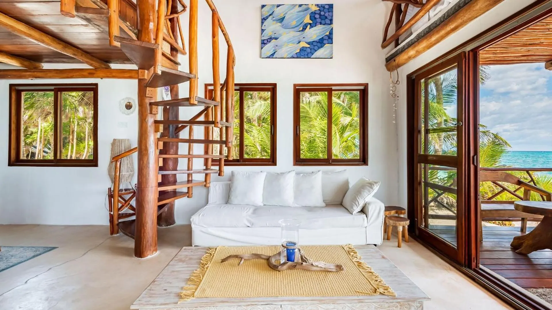 Amazing Eco Palapa At Private Beach In Sian Kaan. トゥルム